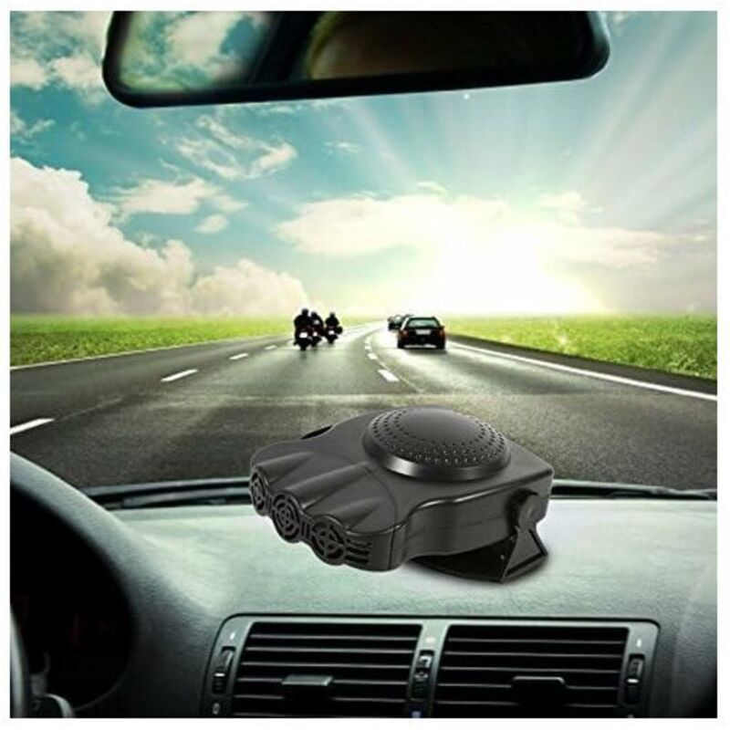 Heater and Cooling Fan, 12V 150W Windshield Defroster, 2 in 1 Car Heater Heating Cool Fan Electric Car Heater Fan