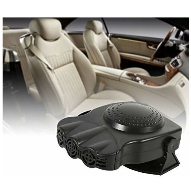 Heater and Cooling Fan, 12V 150W Windshield Defroster, 2 in 1 Car Heater Heating Cool Fan Electric Car Heater Fan