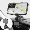 360 Degree Rotating Car Phone Holder, Dashboard Mount for GPS and Smartphones, Black, 4-7 Inch