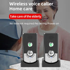 2 Pcs Wireless Home Intercoms, Two-Way Calling, Ultra Long Range Wireless Portable Voice Intercom for Seniors, Room-to-Room Communication, Ringtone