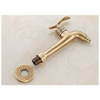 Antique Brass Tap with Lever Handle, Antique Brass Finish, G1 2