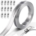 Hose Clamps, 304 Stainless Steel Hose Clamps, Adjustable Hose Clamps, Stainless Steel Hose Clamps
