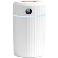 Air Humidifier, Silent Ultrasonic Humidifier with Thermo-Hygrometer, Dual Nozzle, 36 Hours of Operation Time, Automatic Shut-Off, 7 LEDs, 2 L