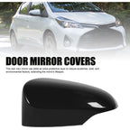 Black Side Mirror Cover, Shockproof and Scratch-Resistant for Vehicle, Left Side, 87945 0D909