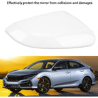 Mirror Cover with Reinforced Anti-Collision Protection and Weatherproof Compatible with Honda Civic 2016-2021 White Right 76201 TBA A11