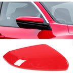 Mirror Cover with Reinforced Anti-Collision Protection and Weather Resistance Compatible with Honda Civic 2016-2021 Red Right 76201 TBA A11