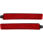 Left Right Rear Bumper Reflector Compatible with Acadia Denali Sl Warning Lens Reflector 25881881
