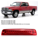 LED Brake Lights, Third Brake Light, High-Mounted, 55077263AB Compatible with Dodge Ram 1500 2500 3500
