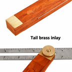 Sliding Bevel, Sliding T-Bevel, Carpenter Angle, Double-Sided Stop Angle, T-Schmiege Carpenter Stop Angle, 318 mm, 26 mm