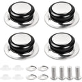4 Pcs Pan Lid Handle Glass Lid Handle Stainless Steel Pan Lid Caps Handles Universal Pan Lid Handles