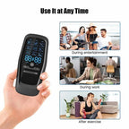 Dual Output EMS TENS Massage Machine, 9 Adjustable Modes, Type-C Rechargeable Muscle Stimulator with 8 Electrode Pads for Pain Relief & Muscle Rehabilitation