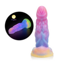 House Of Dasein Soft Silicone Luminous Monster Anal Dildo Butt Plug For Sexual Wellness - K