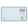 Story Nest Books Cow Desk Mat Best Teas Who Moo Together Cute Boba Mousepad Friend Gift Print Decor Pastel Office - 12" Ã— 22"