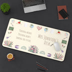 Story Nest Books Personalized Teacher Desk Mat Cute Classroom Decor Gift For Teachers Custom Accessory Inspirational Mouse Pad