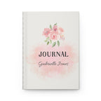 Story Nest Books Custom Floral Hardcover Journal Personalized Writing Diary Elegant Gift Women Wedding Bridesmaid Shower Mothers Day