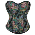 House Of Dasein Floral Print Corselet Plus Size Strapless Corset Top For Women Medium - Xl