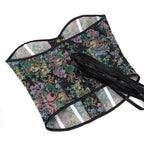 House Of Dasein Floral Print Corselet Plus Size Strapless Corset Top For Women Medium - Xl