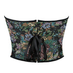 House Of Dasein Floral Print Corselet Plus Size Strapless Corset Top For Women Medium - Xxl