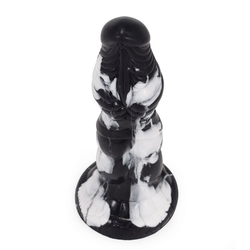 House Of Dasein Realistic Silicone Dildo 21Cm Flexible Anal Plug - Black
