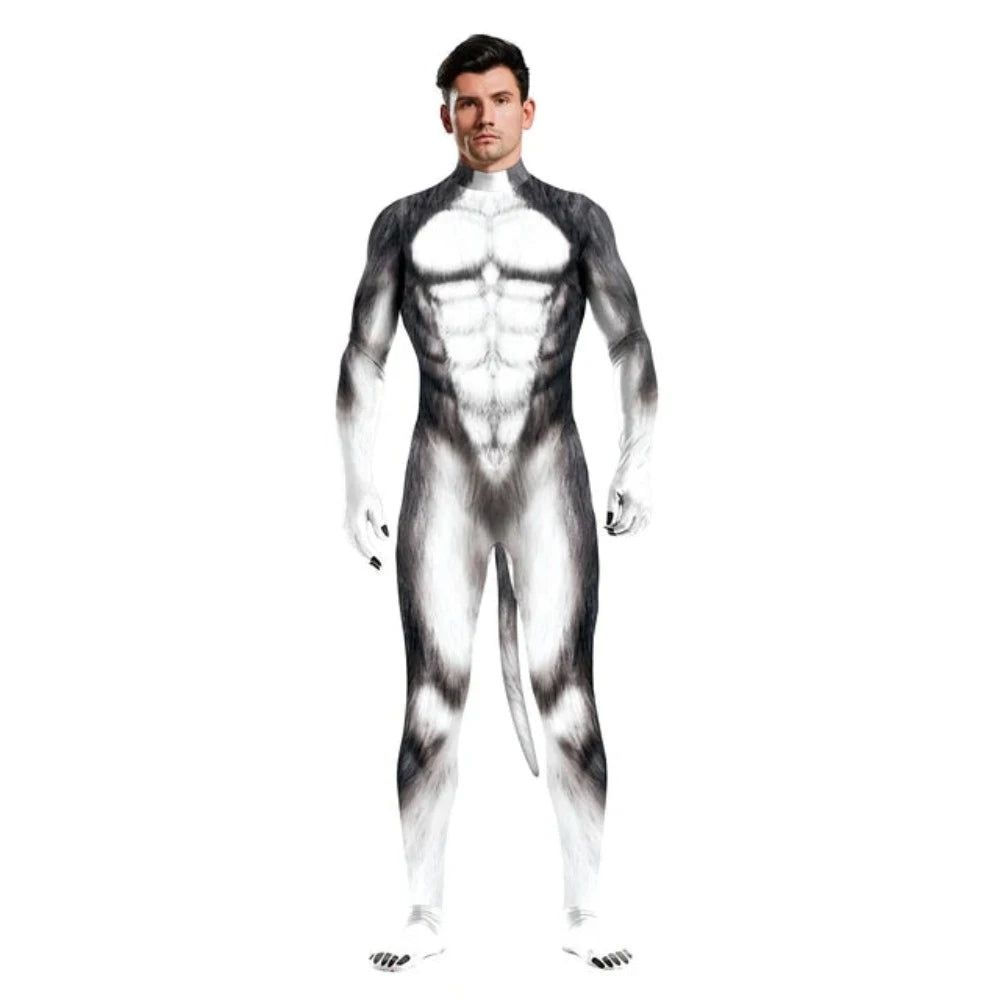 House Of Dasein Halloween Whole Cosplay Costumes Animal Catsuits 3D Printed Jumpsuits Unisex Bodysuit - Xxl - Style 10