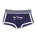 House Of Dasein Yes Daddy Cotton Underwear Boyshorts For Women Comfortable Shorts - Navy Blue - L