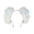 House Of Dasein Women Girls Cartoon Fox Ears Shaped Headband Plush Hair Hoop Cosplay Accessories - Style Q3