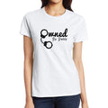House Of Dasein Owned By Daddy Shirt Bdsm Ddlg Submissive T-Shirts For Fantasy And Fetish Use - White - Xxl