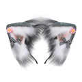 House Of Dasein Women Girls Cartoon Fox Ears Shaped Headband Plush Hair Hoop Cosplay Accessories - Style F-Children