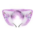 House Of Dasein Women Girls Cartoon Fox Ears Shaped Headband Plush Hair Hoop Cosplay Accessories - Style G-Children