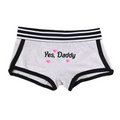 House Of Dasein Yes Daddy Cotton Underwear Boyshorts For Women Comfortable Shorts - Light Gray - Xl