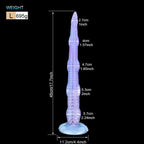 House Of Dasein Pastel Purple Sea Jade Long Tentacle Silicone Dildo - Large