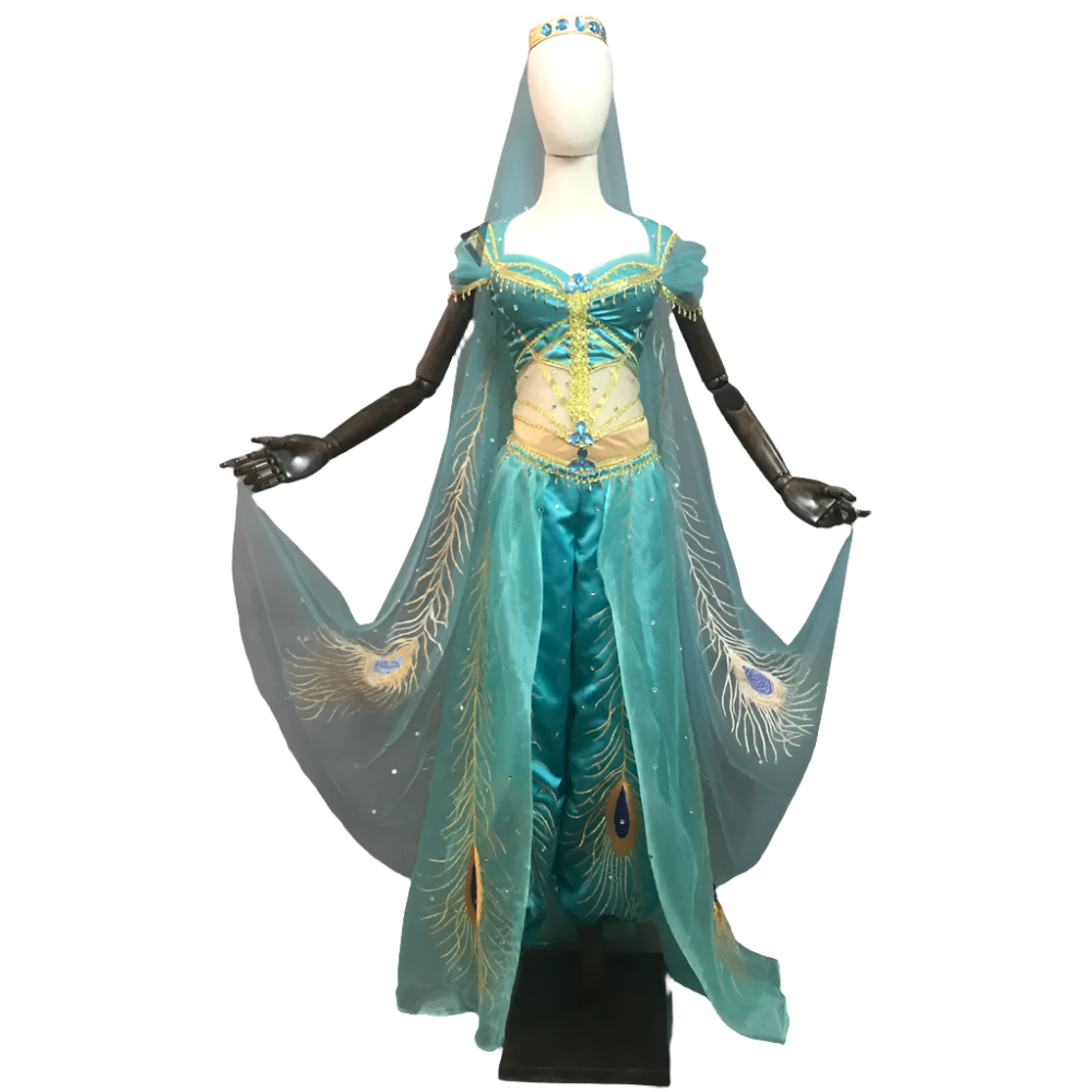House Of Dasein Aladdin Jasmine Princess Embroidery Cosplay Costume - L
