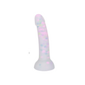House Of Dasein Soft Flexible Luminous Glowing Suction Cup Dildo For Women Maximum Pleasure Vag - Mulitcolour