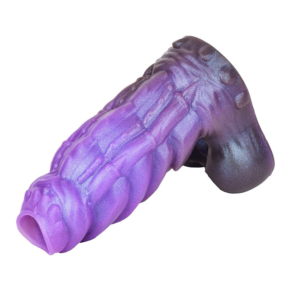 House Of Dasein Vissorn Spinecaller Fantasy Cock Sleeves - Purple Amber - Purple Amber