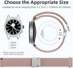 18mm 20mm 22mm Braided Band Compatible with Garmin Vivoactive 5/Vivoactive 6/4/3 Watch Bands, Parachute Buckle Nylon Elastic Sport Strap for Garmin Venu 3 2/3S 2S/Forerunner 165/55/245 Women Men