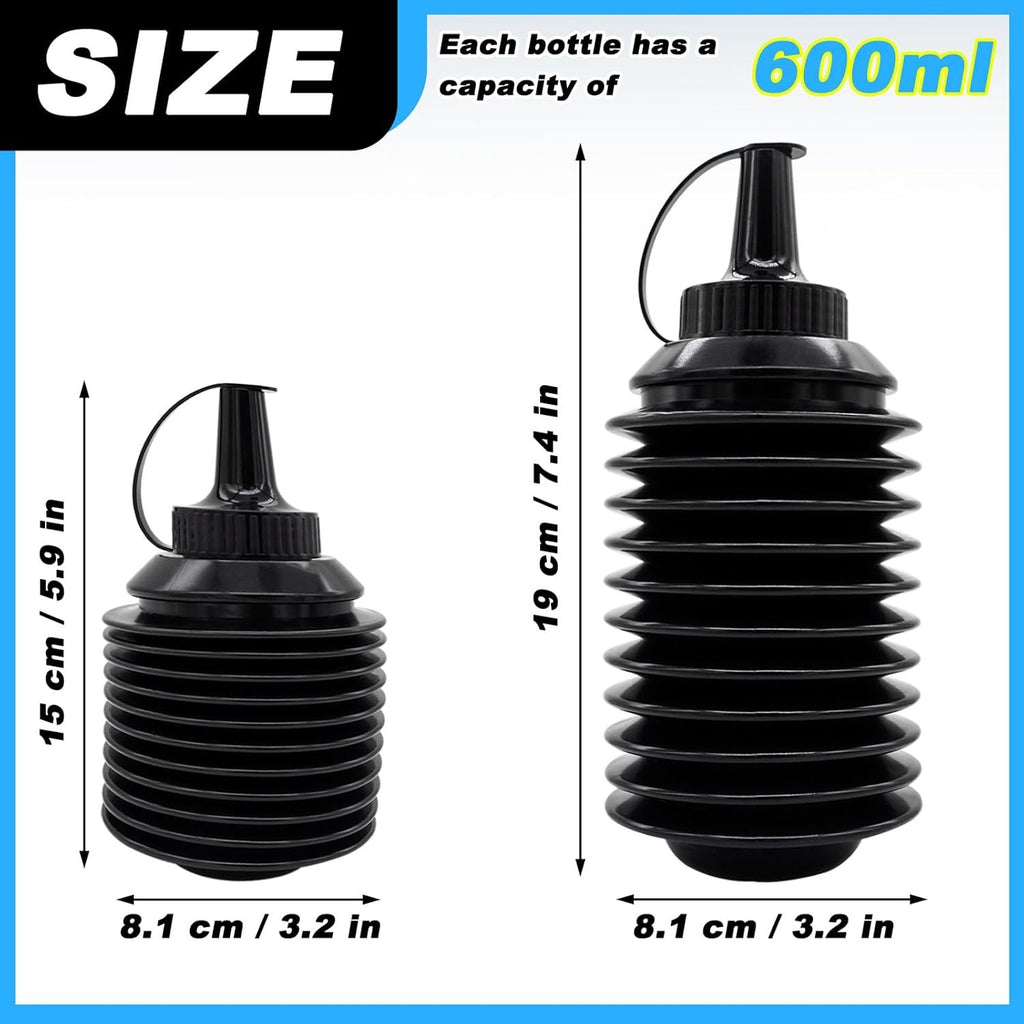 4 Pack Gel Ball Blaster Gun Accessories Bullets Beads Refill Ammo Bottle Plastic Hopper Accessories for Gel Gun Outdoor Party Game