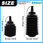 4 Pack Gel Ball Blaster Gun Accessories Bullets Beads Refill Ammo Bottle Plastic Hopper Accessories for Gel Gun Outdoor Party Game