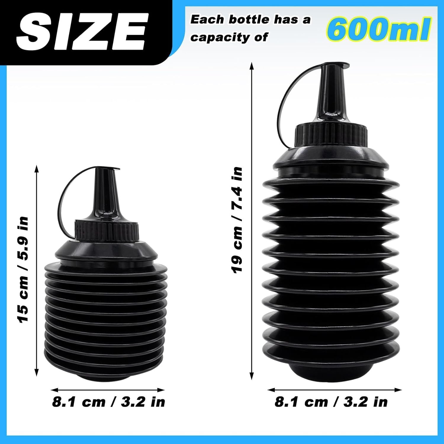 4 Pack Gel Ball Blaster Gun Accessories Bullets Beads Refill Ammo Bottle Plastic Hopper Accessories for Gel Gun Outdoor Party Game