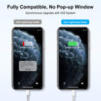 [ Apple MFi Certified ] iPhone Charger 6ft, Long Lightning to USB Cable 6 Feet, Fast Apple Charging Cable Cord 6 Foot for iPhone 14 Pro Max/13 Pro Max/12 Mini/11 Pro/11/XS/XR/8/7/6s/iPad,Air