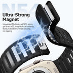 Sport Magnetic Band Compatible with Apple Watch Bands Men 44mm 45mm 46mm 42mm 49mm, Waterproof Silicone Strong Magnet Replacement Strap for iWatch Ultra 3 2 1 Series 11 10 9 8 7 6 5 4 3 2 1 SE