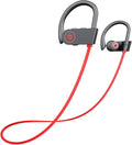 LFS Bluetooth Headphones, Wireless Earbuds IPX7 Waterproof Sports Earphones with Mic HD Stereo Sweatproof in-Ear Earbuds Gym Running Workout 15 Hour Battery Sound Isolation Headsets