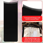 Balayage Board with Teeth - 2-Pack Black Balayage Highlighting Paddle & Hair Dye Comb Brush Hair Highlighting Kit for Women Hairstylist Accessories - Easy to Clean, Sturdy, Lightweight