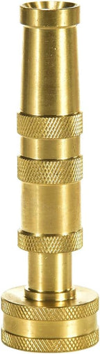 Heavy-Duty Brass Hose Nozzle, Adjustable Twist Hose Nozzle, Jet Sweeper Nozzle, Garden Sprayer