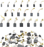 80Pcs Electric Motor Carbon Brushes Set, 20 Different Models Carbons Brushes, Carbon Brush Replacement for Carbons Brush Motor Maintenance