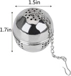2 Pack Stainless Steel Tea Strainer Extra Fine Mesh for Loose Leaf Tea