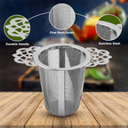 2 Pack Stainless Steel Tea Strainers for Loose Leaf Tea - Reusable Tea Filters