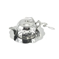 Fun Teapot Shaped Stainless Steel Loose Tea Strainer Reusable Tea Infuser Gift for Tea Lovers 1 Set