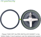 New Blender Cup and Blade Replacement Parts 32oz Cup and Extractor Blade and 2 Rubber Gaskets 4-Piece Compatible with NutriBullet High-Speed Blender/Mixer System 600W/900W Series