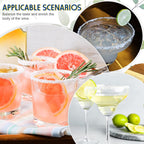 Bar Glass Rimmer for Margarita and Cocktail Sugar and Salt Wooden Rimmer with Lid for Wide Glasses up to 5 Inch, Bar Cart Accessories Bartender Tool Salt Storage