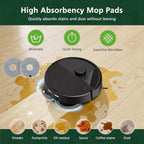 25 Pcs Replacement Parts Kit for iRobot Roomba Plus 405/505 / 507 Combo Robot Vacuum, Accessories Include 2 Main Brush, 6 Vacuum Bags, 4 Hepa Filters, 6 Mop Pads, 6 Side Brushes, 1 Cleaning Brush